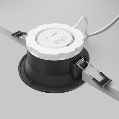 Светильник точечный Share DL126-GX53-B Maytoni чёрный на 1 лампу, основание чёрное в стиле современный круглый фото 5