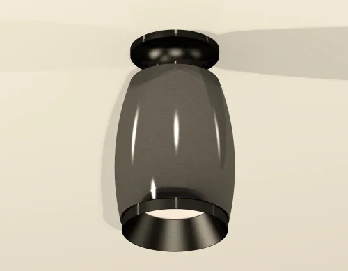 Светильник накладной Techno spot XS1123042 Ambrella light чёрный 1 лампа, основание чёрное в стиле хай-тек современный круглый фото 2