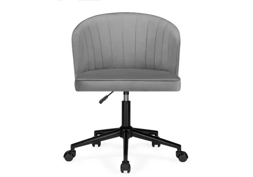 Компьютерное кресло Дэни темно-серый / черный 560017 Woodville, серый/велюр, ножки/металл/чёрный, размеры - *920***620*620 фото 2