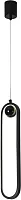 Светильник подвесной LED Altus 4220-1P F-promo чёрный 1 лампа, основание чёрное в стиле современный 