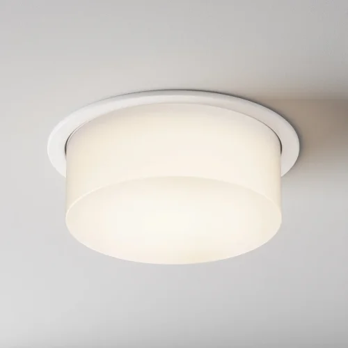Светильник точечный LED Nude DL065-12W4K-W Maytoni белый на 1 лампу, основание белое в стиле современный хай-тек круглый