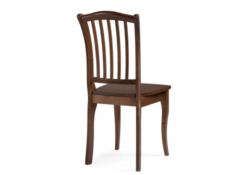 Деревянный стул Вранг орех 554135 Woodville, /, ножки/массив березы дерево/орех, размеры - ****410*450 фото 4