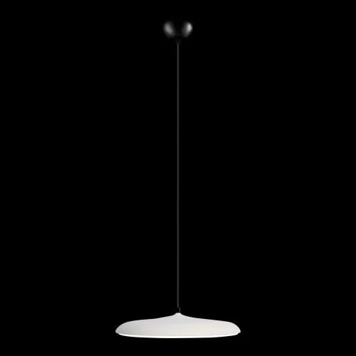 Светильник подвесной LED Plato 10119 White LOFT IT белый 1 лампа, основание чёрное в стиле современный  фото 2