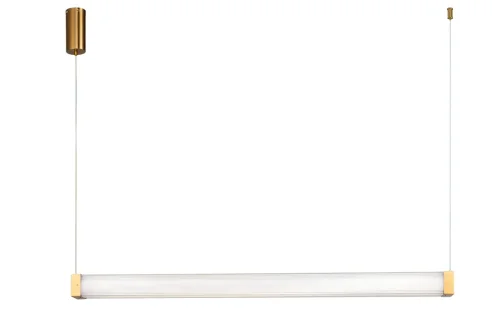 Светильник подвесной LED с пультом Quadro 4010/05/01PL Stilfort прозрачный 1 , основание бронзовое в стиле хай-тек современный линейный с пультом фото 2