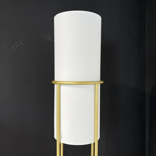Торшер Delfino 157012-22 ImperiumLoft  белый 1 лампа, основание чёрное золотое в стиле современный
 фото 18