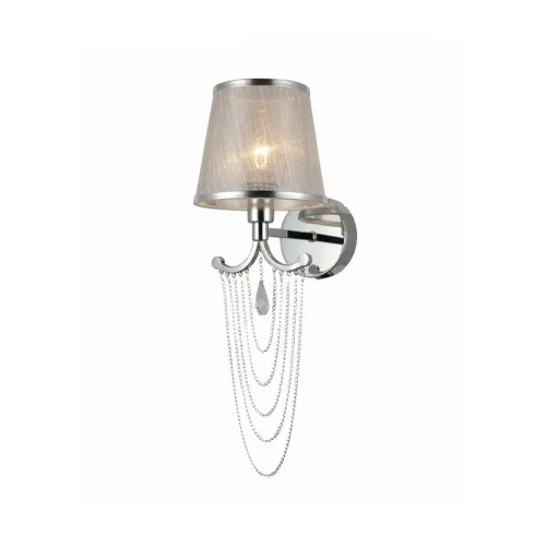 Бра Adorna 2855-1W F-promo серебряный на 1 лампа, основание хром в стиле классический 