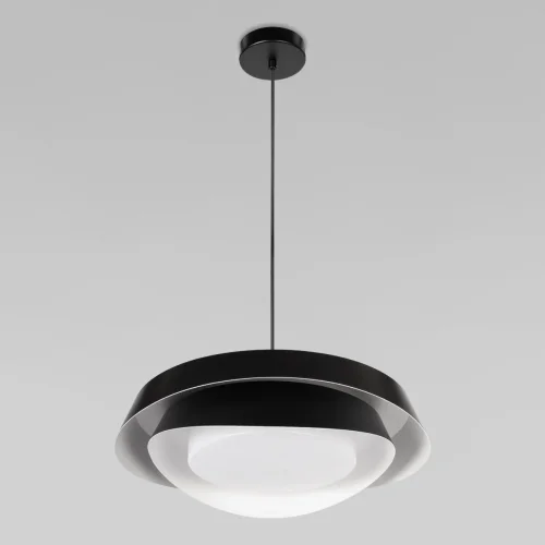 Светильник подвесной LED Petale 10256P Black LOFT IT чёрный на 1 лампу, основание чёрное в стиле современный фото 5