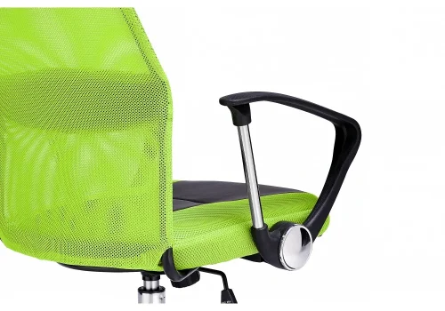 Компьютерное кресло ARANO зеленое 1488 Woodville, зелёный/ткань искусственная кожа, ножки/металл/хром, размеры - *1320***650*650 фото 8