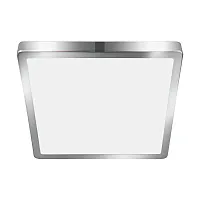 Светильник накладной LED Fueva 5 30894 Eglo белый на 1 лампу, основание хром в стиле современный квадратный