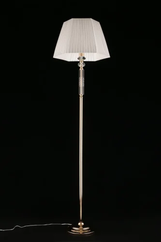 Торшер Silvian APL.719.05.01 Aployt  белый 1 лампа, основание золотое в стиле классический
 фото 2