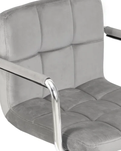 Офисное кресло набор 2 шт. SET-2 9400-LM TERRY, цвет сиденья серый велюр (MJ9-75), цвет основания хромированная сталь Dobrin, /велюр, ножки/металл/хром, размеры - 810*950***580*580 фото 8 Офисное кресло набор 2 шт. SET-2 9400-LM TERRY, цвет сиденья серый велюр (MJ9-75), цвет основания хромированная сталь Dobrin, /велюр, ножки/металл/хром, размеры - 810*950***580*580 фото 8