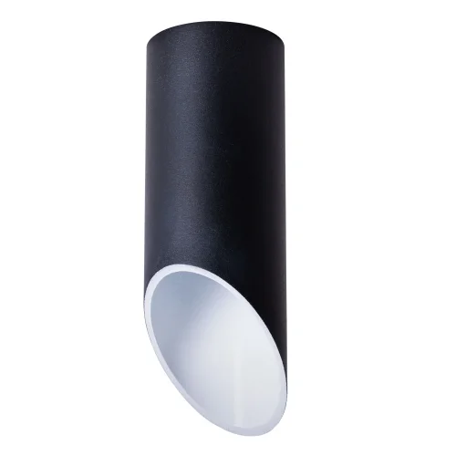 Светильник накладной Pilon A1615PL-1BK Arte Lamp чёрный на 1 лампу, основание чёрное в стиле современный круглый