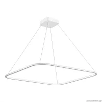 Светильник подвесной LED ST610 ST610.543.52 ST-Luce белый 1 лампа, основание белое в стиле современный хай-тек квадраты