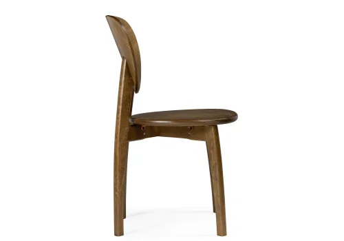 Деревянный стул Окава орех 543599 Woodville, орех/, ножки/массив бука/орех, размеры - ****440*500 фото 3