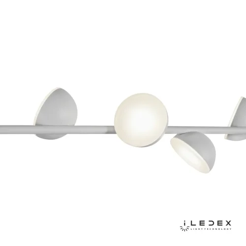 Светильник подвесной LED Inefable X088136 WH iLedex белый 1 лампа, основание белое в стиле хай-тек современный  фото 3