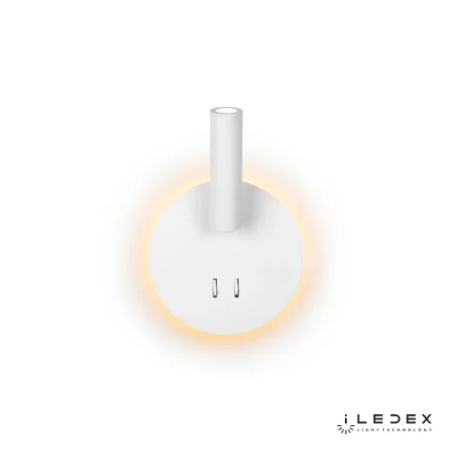 Бра с выключателем LED Tanki ER0569Y WH iLedex белый на 1 лампа, основание белое в стиле современный хай-тек для чтения фото 5