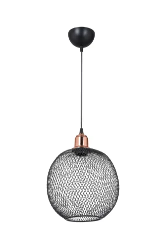 Светильник подвесной Beatrix TL1602H-01BK Toplight чёрный на 1 лампу, основание чёрное в стиле лофт Светильник подвесной Beatrix TL1602H-01BK Toplight чёрный на 1 лампу, основание чёрное в стиле лофт