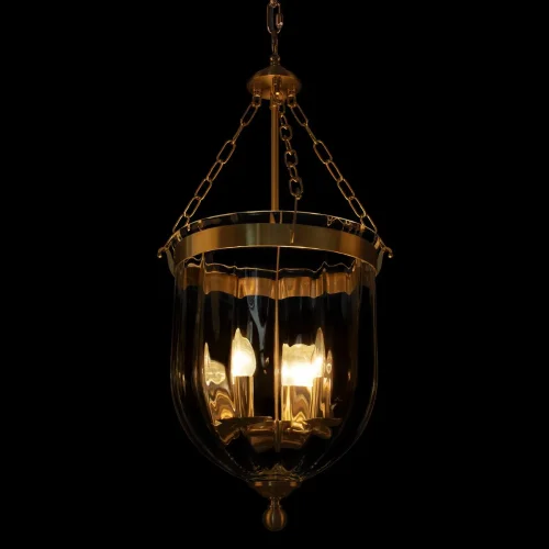 Светильник подвесной Incense 10455/4 AB LOFT IT прозрачный на 4 лампы, основание бронзовое в стиле классический арт-деко фото 8