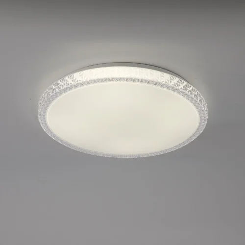 Светильник потолочный LED с пультом Naxos 6451 Mantra белый 1 лампа, основание белое в стиле хай-тек современный с пультом фото 5