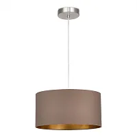 Светильник подвесной Brescia SLE300573-01 ST-Luce коричневый 1 лампа, основание никель в стиле классический 