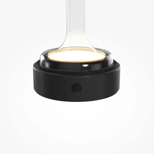 Настольная лампа LED аккумуляторная Spirito MOD286RL-L3B3K Maytoni дымчатая на 1 лампу, основание чёрное металл в стиле современный фото 5
