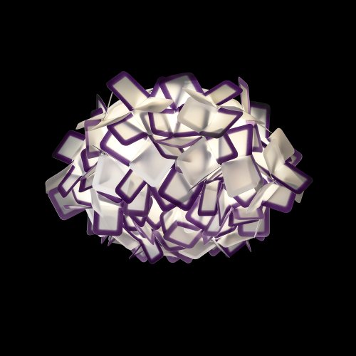 Светильник потолочный Слизия / Clizia 10231/530C Purple LOFT IT фиолетовый белый на 3 лампы, основание в стиле современный арт-деко фото 2