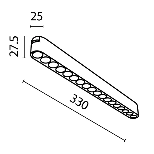 Трековый светильник LED Magnetic track system Radity TR082-1-18W3K-M-B Maytoni чёрный для шинопроводов серии Magnetic track system Radity чёрный фото 9