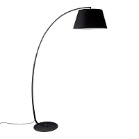 Торшер Filottrano OML-63515-01 Omnilux изогнутый чёрный 1 лампа, основание чёрное в стиле классический
