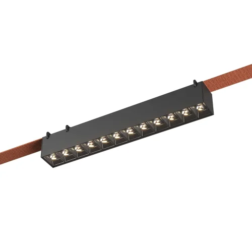 Трековый светильник LED Band ST455.446.12 ST-Luce чёрный для шинопроводов серии Band 