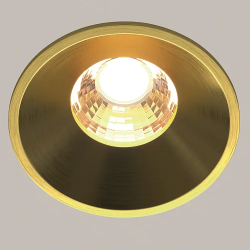 Светильник точечный LED Round DL058-7W3K-BS Maytoni латунь на 1 лампу, основание латунь в стиле современный фото 11