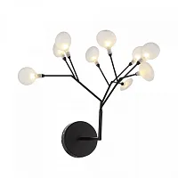Бра Riccardo SL411.421.09 ST-Luce белый 9 ламп, основание чёрное в стиле современный 