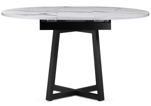 Деревянный стол Регна черный / белый  504217 Woodville столешница белая из лдсп фото 9