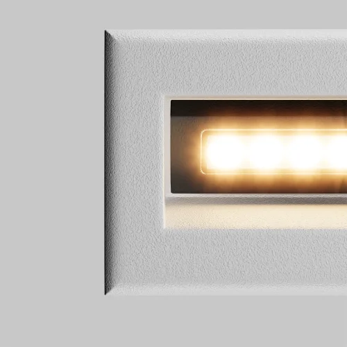 Подсветка для лестниц LED Bosca O045SL-L3W3K Maytoni уличный IP65 белый на 1 лампу, плафон белый в стиле современный хай-тек LED фото 2