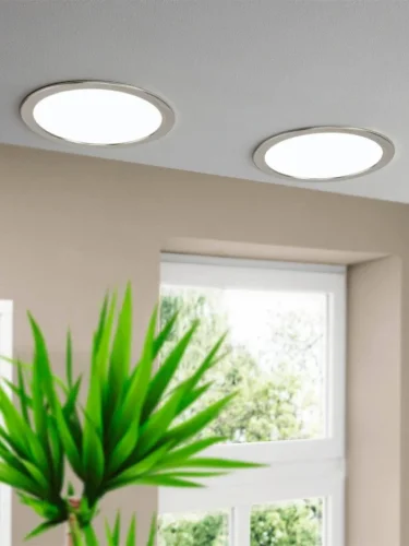 Светильник точечный LED Fueva 5 99155 Eglo белый на 1 лампу, основание матовое никель в стиле современный фото 2