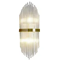 Бра Danil APL.638.01.02 Aployt прозрачный 2 лампы, основание бронзовое в стиле современный 