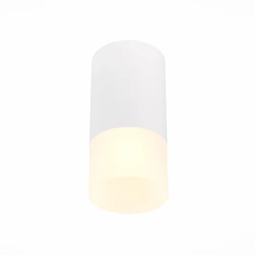 Светильник накладной St100 ST100.512.01 ST-Luce белый 1 лампа, основание белое в стиле хай-тек современный круглый
