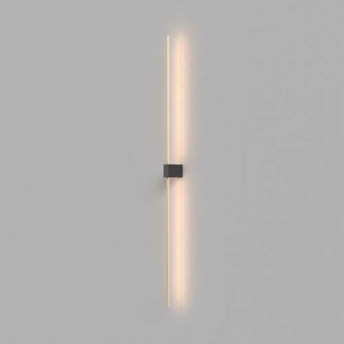 Бра LED Pars C071WL-L12GB3K Maytoni чёрный на 1 лампа, основание чёрное в стиле современный хай-тек минимализм  фото 3