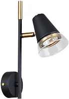 Бра Trandy 4618-1W F-promo чёрный на 1 лампу, основание чёрное в стиле современный лофт 