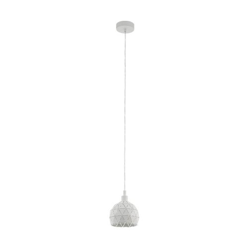 Светильник подвесной Roccaforte 33344 Eglo белый 1 лампа, основание белое в стиле современный 
