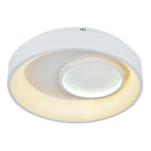 Светильник потолочный LED с пультом 10207/2LED Escada белый на 1 лампу, основание белое в стиле хай-тек с пультом