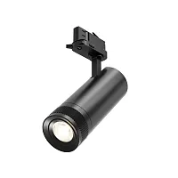 Трековый светильник Focus Zoom Trinity 2700K 20Вт 15-60° TR198-3-20W2.7K-Z-B Maytoni чёрный для шинопроводов серии Focus Zoom чёрный