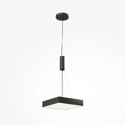 Светильник потолочный LED Zon C032CL-36W4K-SQ-B Maytoni белый на 1 лампу, основание чёрное в стиле современный квадраты фото 11