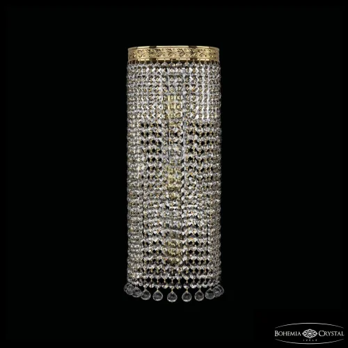 Бра 83401B/20IV-50 G Balls Bohemia Ivele Crystal прозрачный на 3 лампы, основание золотое в стиле современный классический r