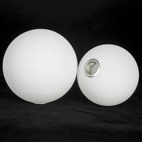 Светильник подвесной LSP-8747 Lussole белый 5 ламп, основание чёрное в стиле модерн шар фото 2