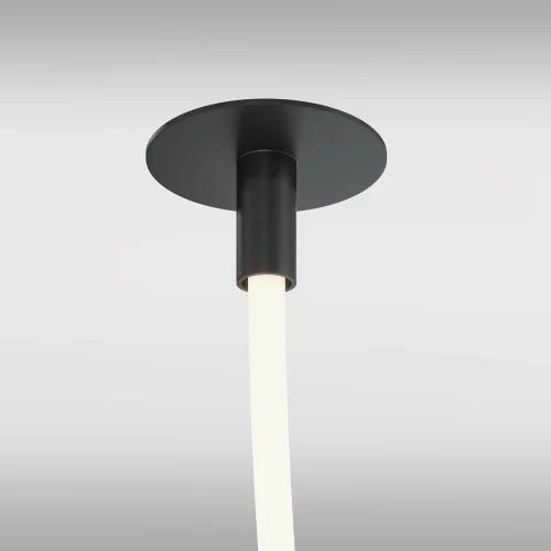 Светильник подвесной LED Tau MOD146PL-L40B3K Maytoni белый на 1 лампу, основание чёрное в стиле современный хай-тек фото 8