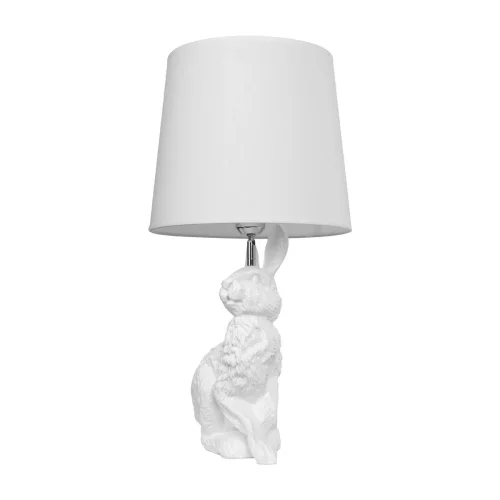 Настольная лампа Раббит (Rabbit) 10190 White LOFT IT белая на 1 лампу, основание белое смола в стиле современный животные фото 3