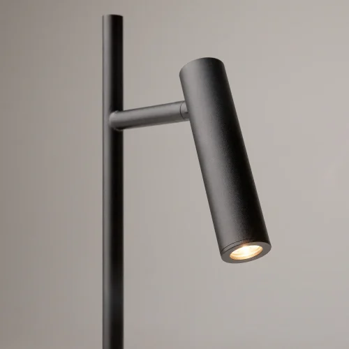 Торшер LED Estudo Z010FL-L8B3K Maytoni чёрный на 1 лампу, основание чёрное в стиле хай-тек фото 3