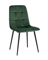 Стул Одди велюр зелёный УТ000035237 Stool Group, зелёный/велюр, ножки/металл/чёрный, размеры - ****455*550