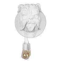 Бра Bulldog 10177 White LOFT IT без плафона 3 лампы, основание белое в стиле современный собака