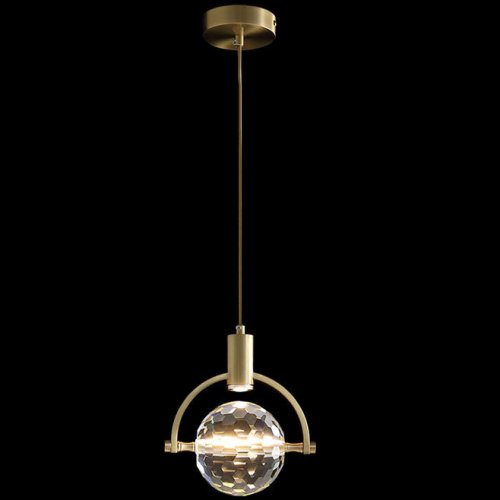 Светильник подвесной GOLF H23 4000К 189717-23 ImperiumLoft прозрачный 1 лампа, основание латунь в стиле арт-деко современный  фото 21